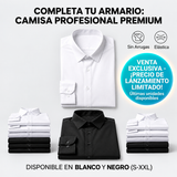 Camisas antiarrugas VARNO en blanco y negro